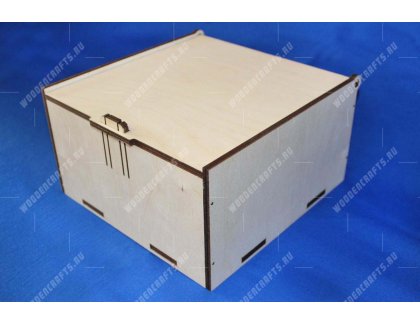 Коробка с крышкой 20 х 20 х 10 см (1078)