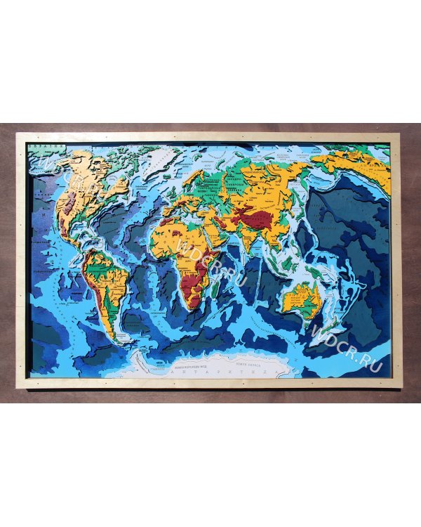Географическая карта мира